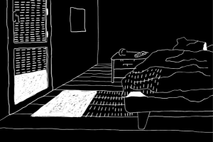 Trait Calme, par Gabrielle Mouret, film sélectionné en Compétition Animation pour l'édition 2022 de Court'Échelle, le Festival National du Court-Métrage Étudiant
